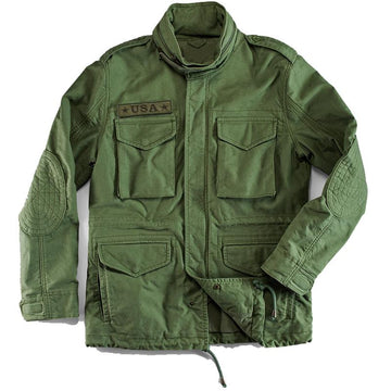 Men's Vintage Multi-pocket Usa Velcro Coat